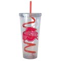 Boelter Brands Ohio State Buckeyes 22 oz Tumbler with Swirl Straw 4675715923